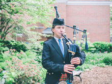 Bagpiper Duncan Moore