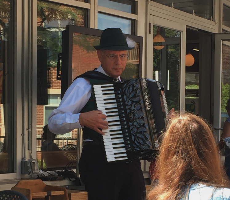 Accordionist Peter